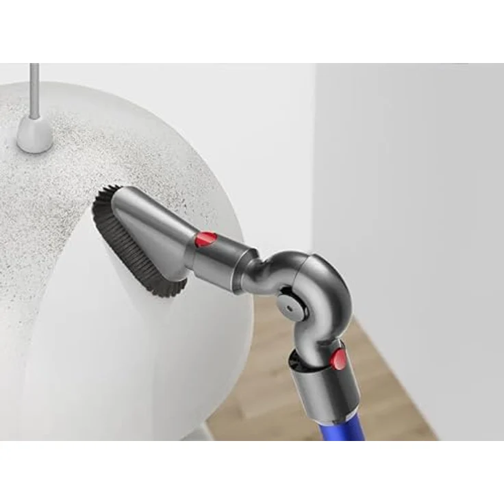 Dyson Möbelreinigungsset, Zubehör für Staubsauger, Polsterdüse mit Soft-Bürsten und Up-Top Adapter, Silber, Rot – Bild 4