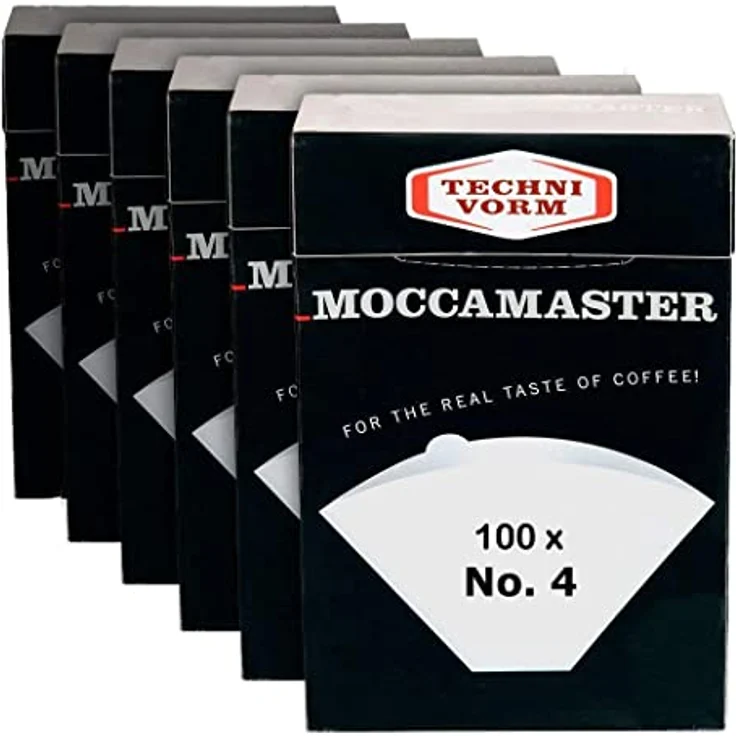 Kaffeefilter weiß Nr. 4 100 Stück für Moccamaster – Bild 2