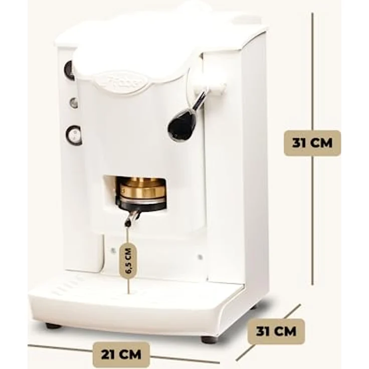 Faber Spbiabbasott, Kaffeevollautomat mit 15 bar Druck, Wassertank 1,3 l, Weiss – Bild 2