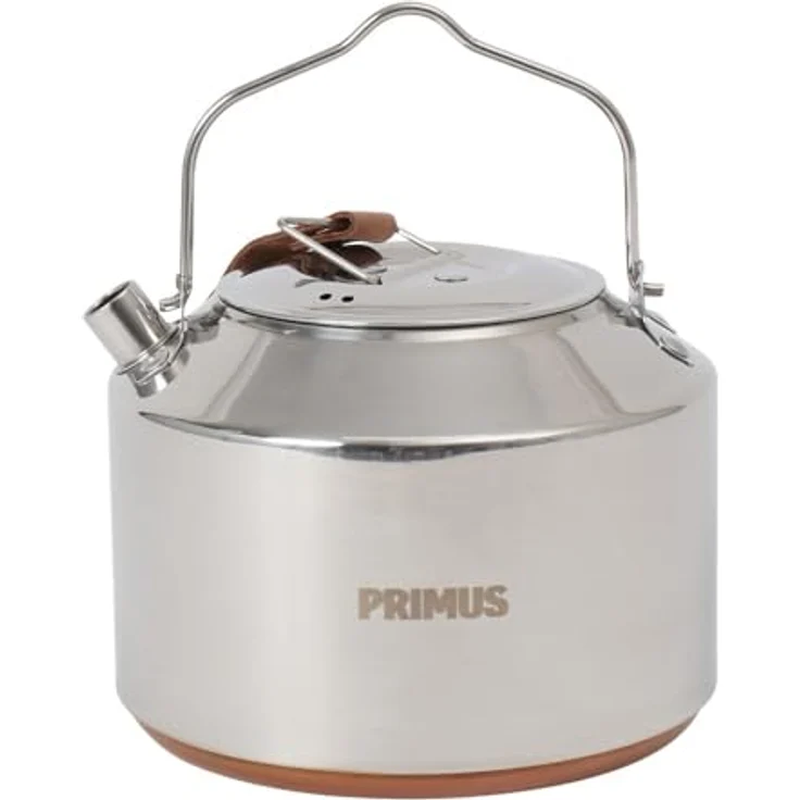 Primus Lagerfeuerkessel 1,5 l, Edelstahl Wasserkocher mit Kupferboden für optimale Wärmeverteilung, abnehmbarer Deckel – Bild 1