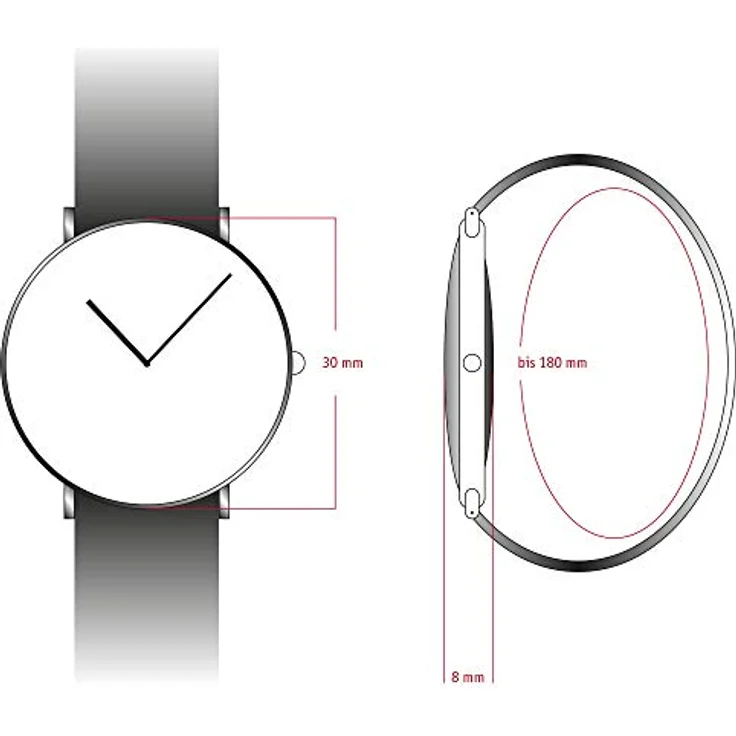 Dugena Damen Uhr Edelstahl-Ceramic Solar 4461007 Datum – Bild 6