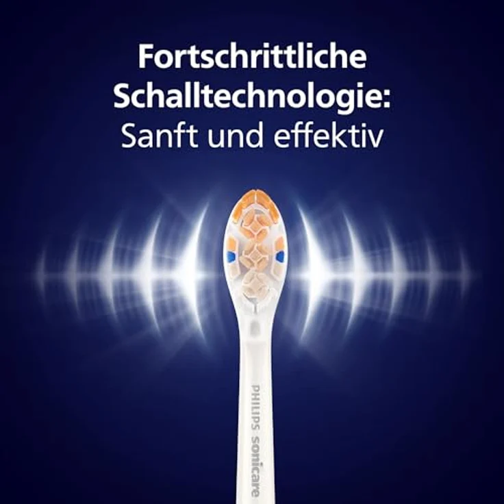 Philips Sonicare DiamondClean 9900 Prestige, elektrische Zahnbürste mit SenseIQ Technologie, 5 Putzmodi, 3 Intensitätsstufen, Reiseladeetui, champagner, Modell HX9992/44 – Bild 5