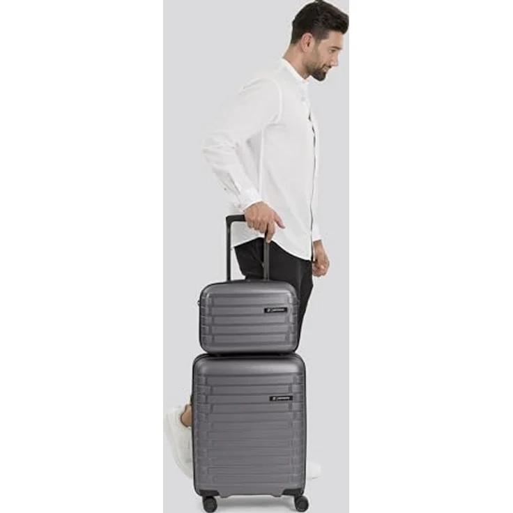 Pactastic Hartschalen Handgepäck Kosmetik-Koffer | Stabiles Beauty-Case mit Aufsteckfunktion | 34 x 17 x 27 cm aus Polypropylen (Collection 04) – Bild 3
