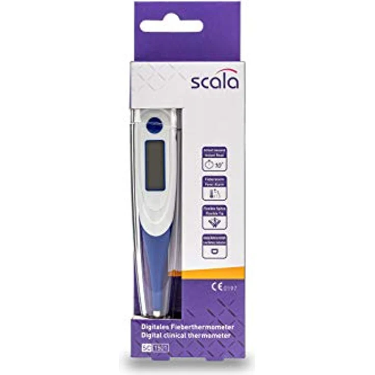 Scala SC1501 Fiebermonitor Fieberalarm orale, rektale & axillare Messung, zum Messen von erhöhter Körpertemperatur  – Bild 5