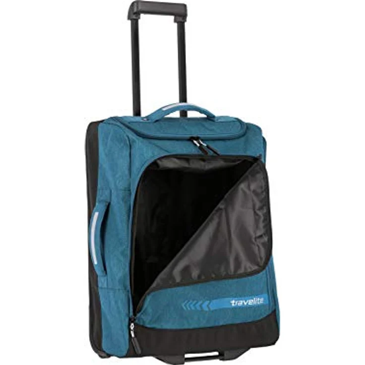 travelite Trolley Reisetasche Größe S Handgepäck, Gepäck Serie KICK OFF: Praktische Reisetasche mit Rollen für Urlaub und Sport, 55 cm, 44 Liter – Bild 5