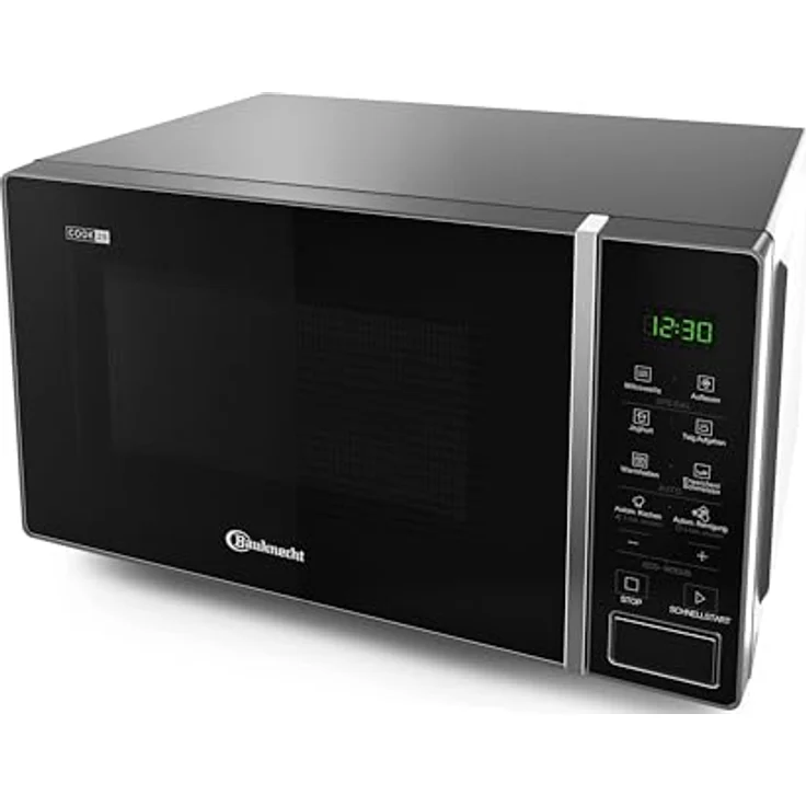 Bauknecht Mikrowelle MWR 201 B/Automatikprogramme/Mikrowelle 700 Watt / 5 Leistungsstufen/Schmelzfunktion für Käse, Schokolade oder Butter/schwarz – Bild 4