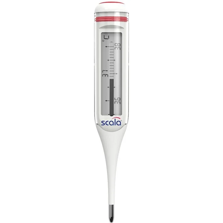 Scala SC 1493 flex Fieberthermometer, Wasserfest, Mit Fieberalarm, Transparent – Bild 1