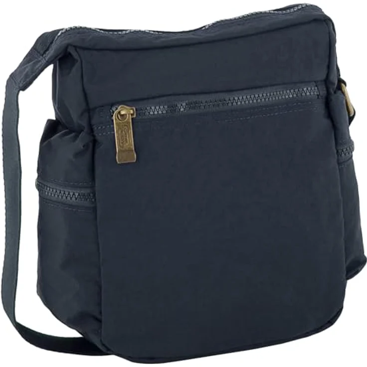 "camel active Umhängetasche Nylon mit Reißverschlussfach, schwarz" – Bild 2
