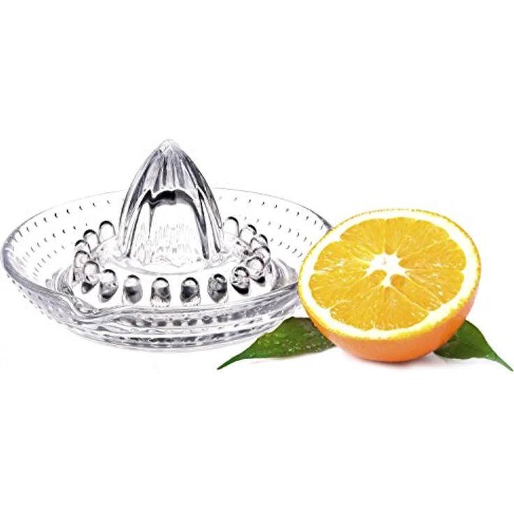 Zitruspresse Glas, Zitronenpresse, Orangenpresse, 14 cm – Bild 2