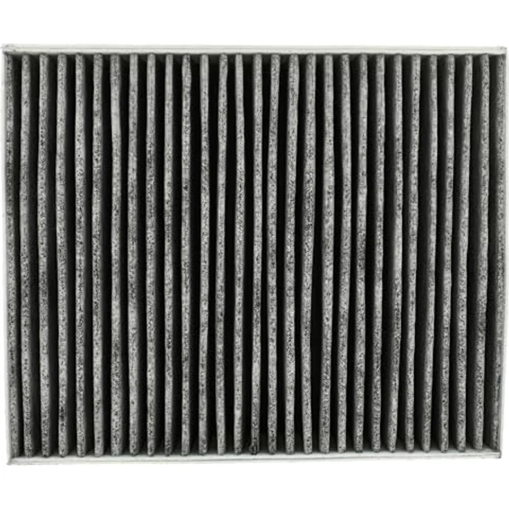 VHBW Aktivkohlefilter kompatibel mit Siemens LF21BB550/01, LF21BB550, LF21BA582W/01, LF21BA582/02 - 22,7 x 18,9 x 10 cm, weiß/grau - für Umluftbetrieb – Bild 3