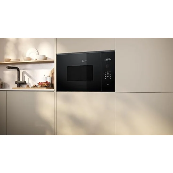 Neff N 50 HLAWD53K0 Einbau Mikrowelle, 59 x 38 cm, Schwarz, 900 W, 25 l Volumen – Bild 7