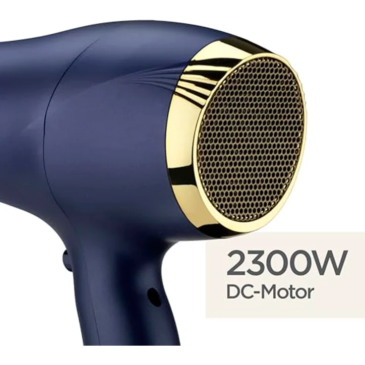 BaByliss Midnight Luxe 2300W Hair Dryer 5781PCHE, Haartrockner mit Ionen-Technologie, schwarz – Bild 2