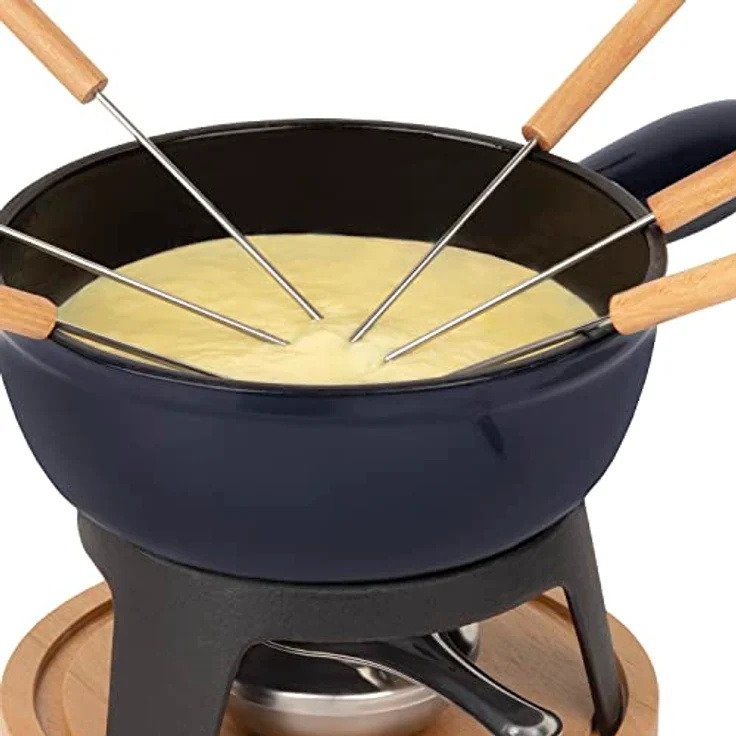 La Fonderie 1890 MONT JOUX Fondue-Gerät, Gusseisen emailliert, 1.8 liters – Bild 5