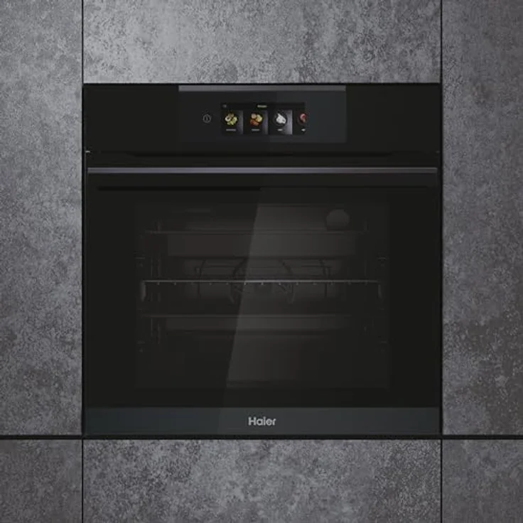 Haier I-TOUCH Serie 6 HWO60SM6T5BD, Einbau-Backofen mit Heißluft, Grill, TFT Touch Bedienung, Katalyse Selbstreinigung, Wi-Fi Funktion, Bratenthermometer, 60 cm, 4-fach Türverglasung – Bild 2