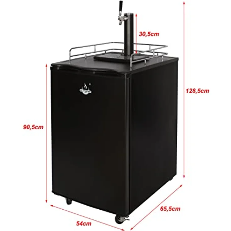 El Fuego Bierzapfanlage El Fuego® Bierfasskühler mit integrierter Zapfanlage, inkl. Gasflasche und Montageset – Bild 10