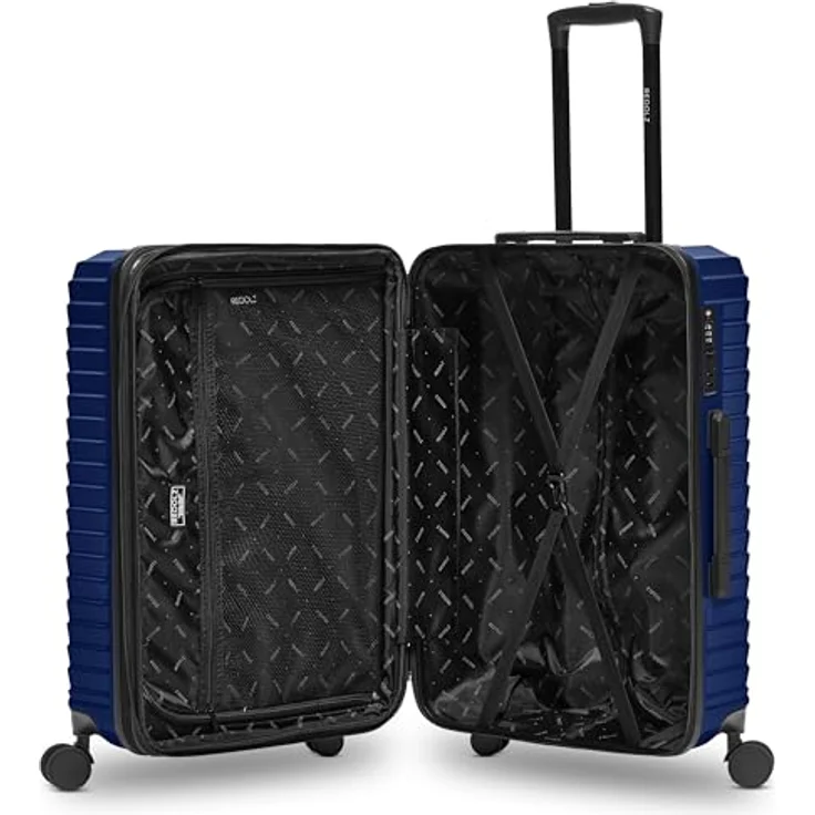 REDOLZ Ultraleicht Hartschalen Check-in Koffer | Mittelgroßer Trolley 43 x 28 x 66 cm | Leichtgewicht nur 3,4 kg | Dehnfalte 3 cm erweiterbar | 4 Doppelrollen & TSA-Schloss (Essentials 18) - Preisvergleich – Bild 5
