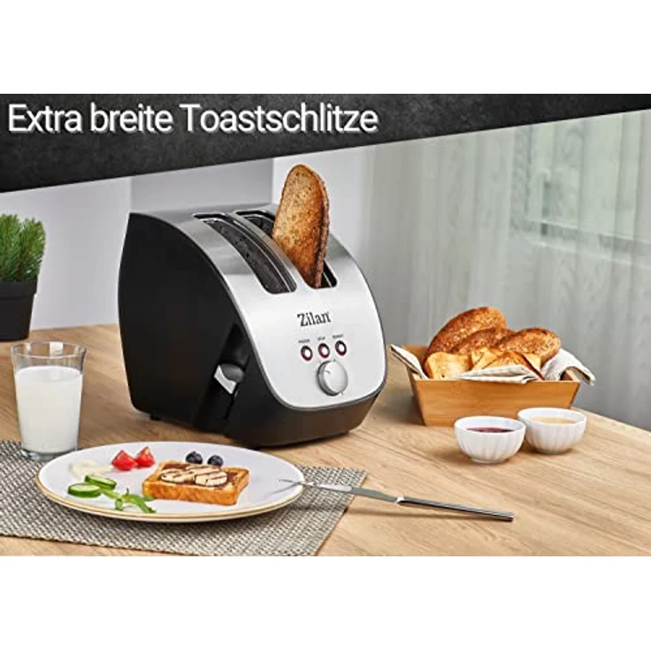 Zilan 2-Scheiben Schräg-Toaster  – Bild 5