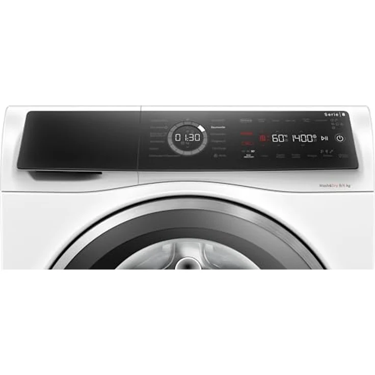 BOSCH Waschtrockner 8 WNC244070, 9 kg, 6 kg, 1400 U/min, AquaStop, Nachlegefunktion – Bild 2
