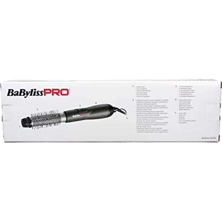 BaBylissPRO AIR Styler Ceramic, Warmluftbürste mit 2 Temperaturstufen, 700 W, ergonomischer Handgriff, unisex – Bild 3
