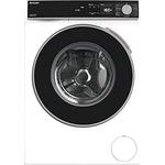 SHARP ES-NFA816BW1NA-DE Waschmaschine Frontlader, 8kg, 1600U/min, 15 Programme inkl. 12 Min. Kurzprogr., Allergiker-Programm, AquaStop, Weiß