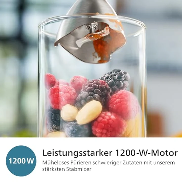 Philips 5000-Serie Stabmixer inkl. Schneebesen, Spiralizer – Bild 3
