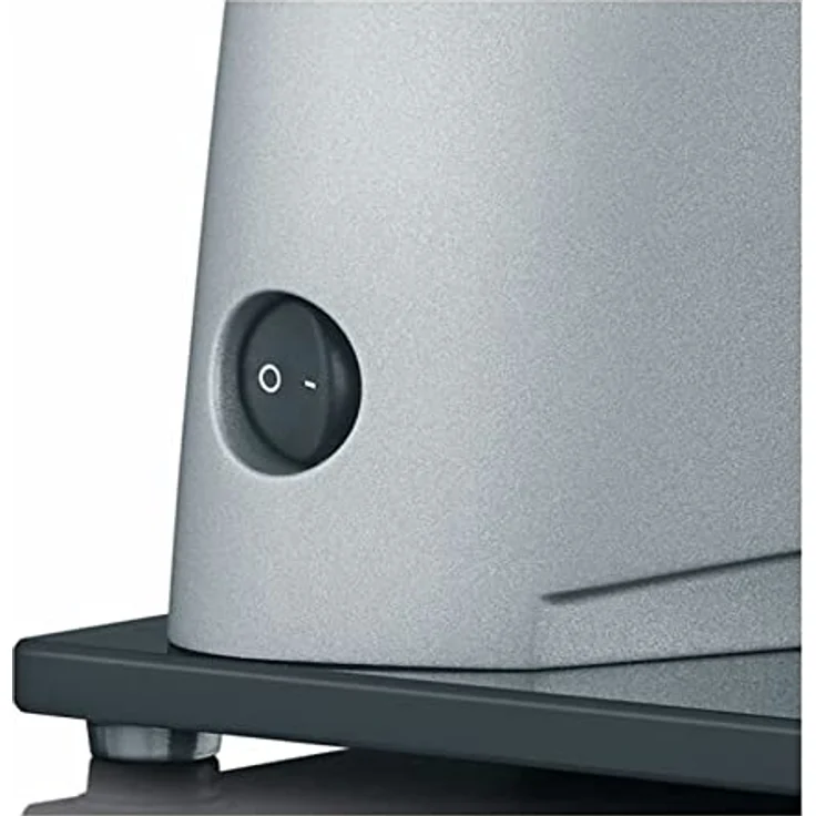 Graef S32000 Allesschneider, 170W, 170 mm Wellenschliffmesser aus Edelstahl, Safety-Verschluss, Vollemtallgehäuse, silber – Bild 6