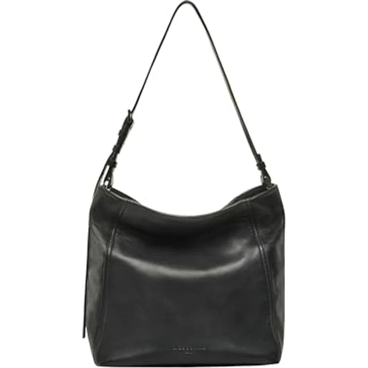 Liebeskind Berlin Schultertasche Hobo Bag, echtes Leder, Schwarz, abnehmbarer und verstellbarer Schulterriemen, M-Format – Bild 1