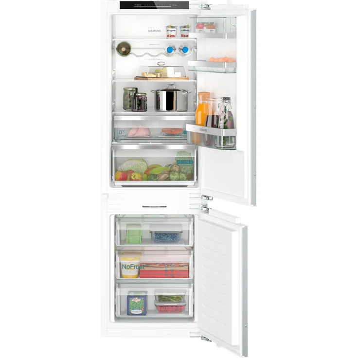 Siemens KI86NEDC0, Kühl-Gefrierkombination mit 76 L Kühllager und 184 L Gefrierfach, 35 dB, 558 x 548 x 1772 mm