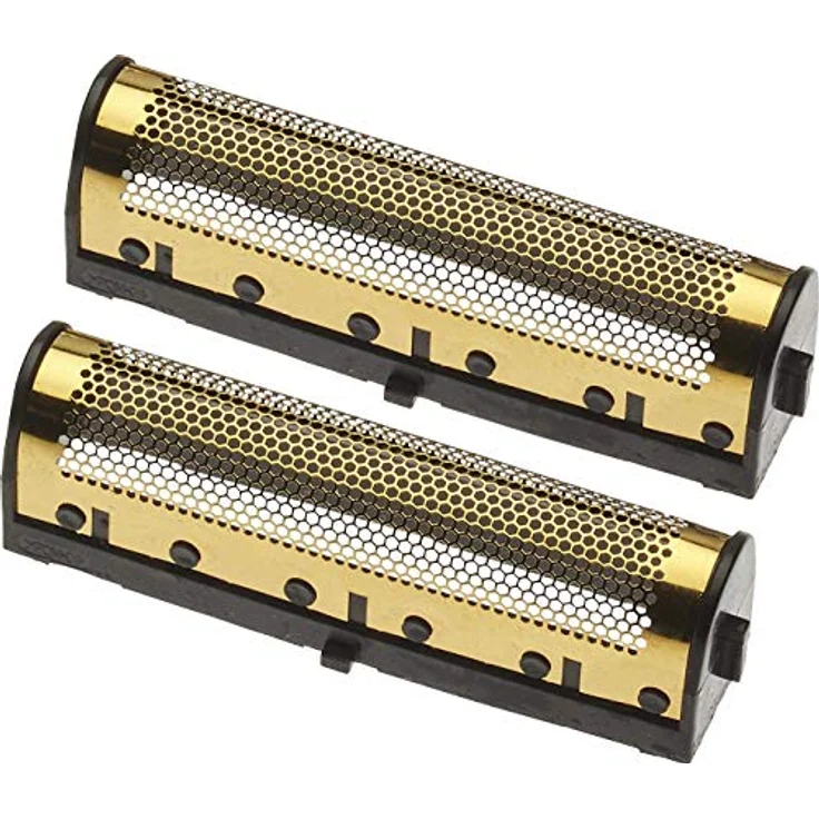 Efalock GOAL Rasierer Finishing Shaver Netz- und Akkubetrieb schwarz elektronisch Gold-Titanium Scherfolie – Bild 4