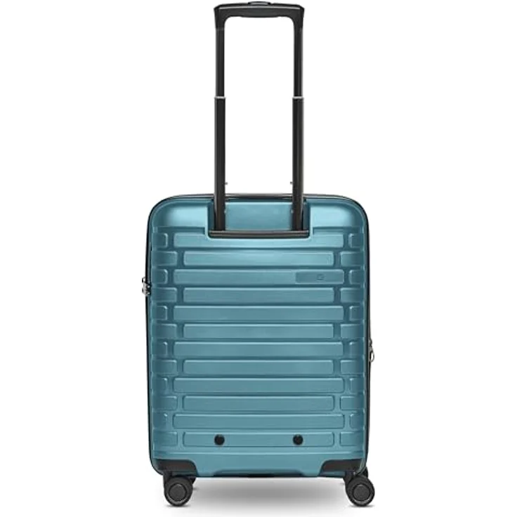 Pactastic Hartschalen Kabinen-Koffer | Kleiner Cabin-Trolley 40 x 20 x 55 cm von 40 auf 48 Liter erweiterbar | aus hochwertigem Polypropylen | 4 Doppelrollen & TSA-Schloss (Collection 04) – Bild 3