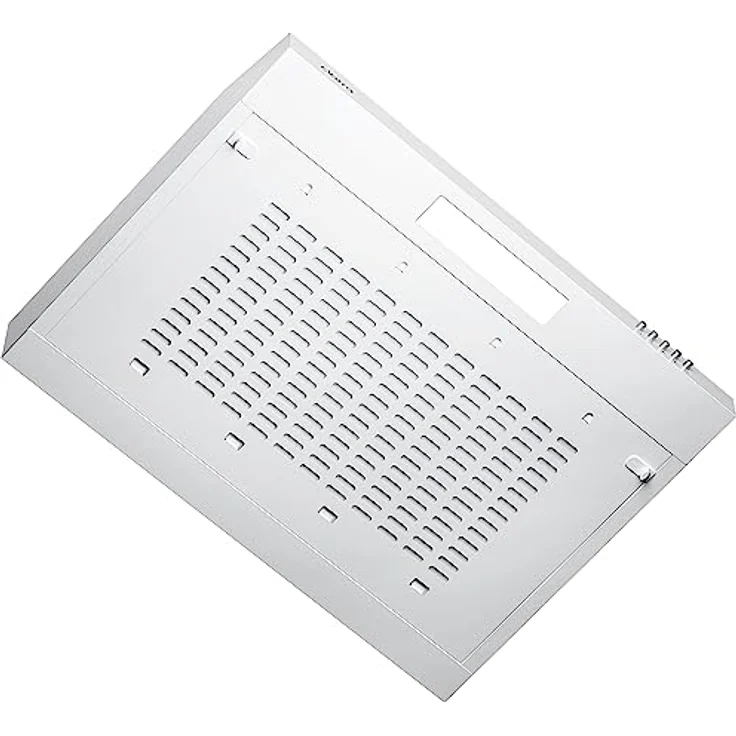 CIARRA Dunstabzugshaube 60 cm Einbau, Integrierte oberschrank Abluft Einbauhaube aus Edelstahl Weiß, CAW6903A – Bild 4