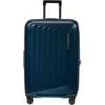 Samsonite Hartschalen-Trolley NUON 69, 4 Rollen, metallic dark blue, 79-86 l, TSA-Zahlenschloss