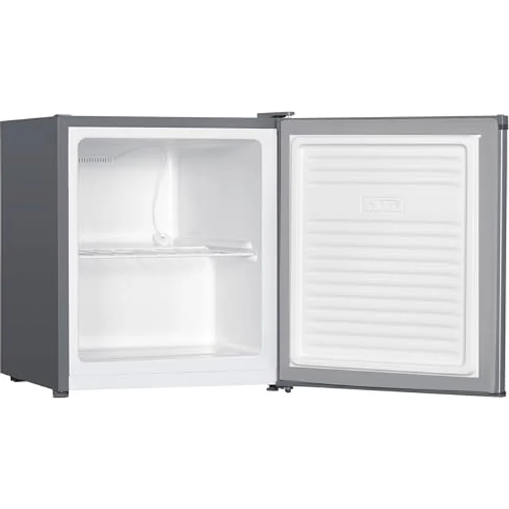 homeX Mini Gefrierschrank, 33L 4-Sterne Gefrierbox, freistehend, leise, silber – Bild 2