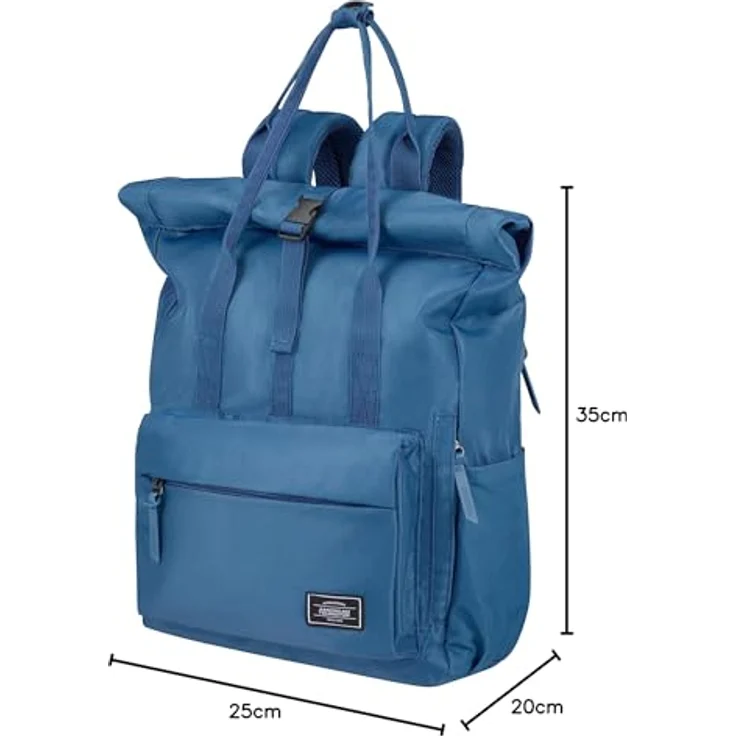 American Tourister Urban Groove UG16, City Rucksack 37 cm, 100% Polyester, stone blue – Bild 4