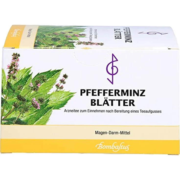 Bombastus-Werke AG PFEFFERMINZBLÄTTER Tee Filterbeutel, 30 g, aromatisch und frisch – Bild 1