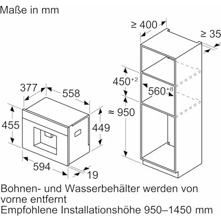 Siemens CT718L1W0 iQ700 Einbau-Kaffeevollautomat – Bild 4