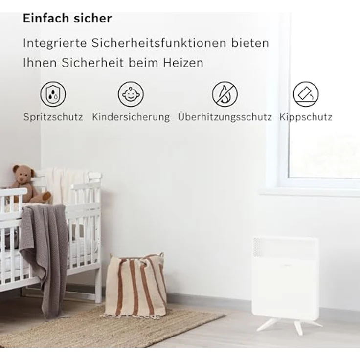 Bosch Hausgeräte Heat Convector HC 4000-5, Thermotechnik Heizkörper mit effizienten Heizfunktionen – Bild 3