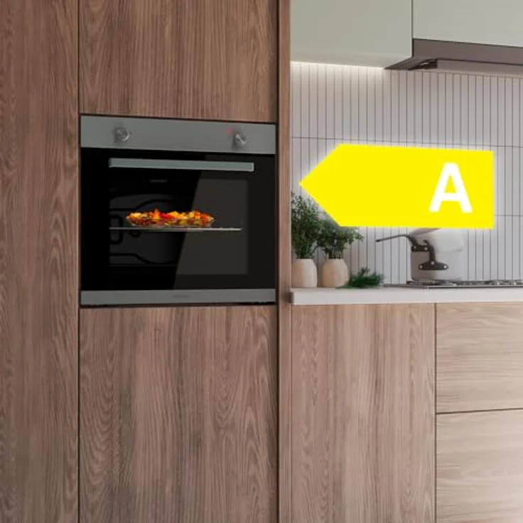 Cecotec Einbaubackofen Bolero Hexa C126000B, 77L, 2800 W, Dampfgaren und -reinigung, Ventilator, Edelstahl-Details – Bild 5