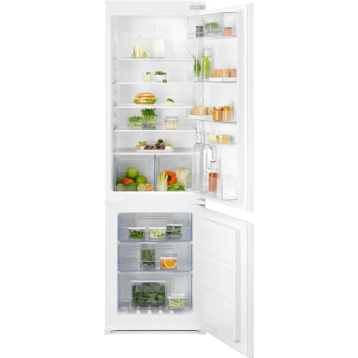 Electrolux FRIGO INC COMBI 257LT H177, Integrierbare Kühl-Gefrierkombination mit Total No Frost und TwinTech Technologie, Energieeffizienzklasse E – Bild 1