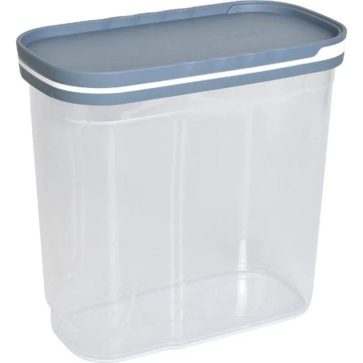 Michelino Schüttdose Vorratsdose Aufbewahrungsdose Blau 3000 ml, luftdichter Verschluss und transparente Bauweise