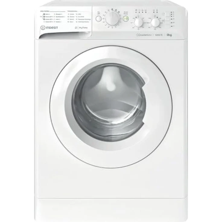 Indesit MTWC 91296 W IT, Frontlader Waschmaschine, 9 kg, A, 1200 RPM, weiß, 75 dB – Bild 3
