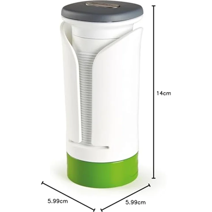 Zyliss Spiralschneider mit doppelseitiger Klinge Gemüsetools, ABS, POM, TPE PMS, SS, White-Green, Delete Current Value – Bild 11