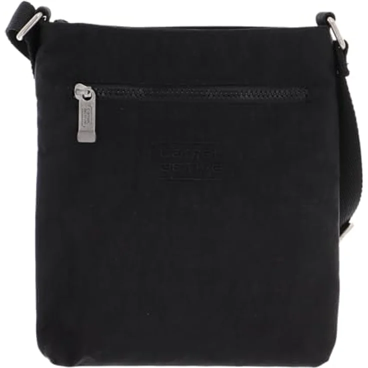 camel active Journey Umhängetasche, 19 cm, Nylon, Schwarz, mit Klettverschlussfach und Reißverschlussfach – Bild 3