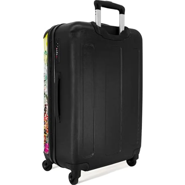 NoBoringSuitcases.com© Hartschalen-Trolley Bekannte Kunstwerke als bunte Graffiti-Kunst 67x43x25cm, 4 Rollen, Koffer Mittelgroß, Suitcase für Erwachsene – Bild 3