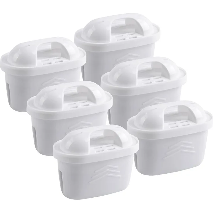 Icepure Wasserfilterkartuschen, kompatibel mit Brita Maxtra+, Maxtra Plus, Mavea, Anna DuoMax, 6 Stück, Premium Filtermaterial mit innovativer Mehrschicht-Technologie