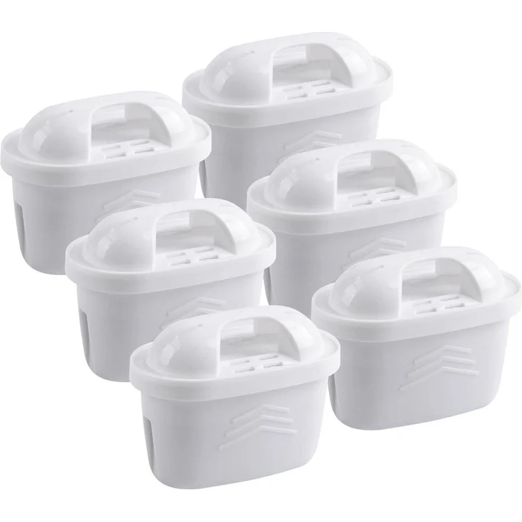 Icepure Wasserfilterkartuschen, kompatibel mit Brita Maxtra+, Maxtra Plus, Mavea, Anna DuoMax, 6 Stück, Premium Filtermaterial mit innovativer Mehrschicht-Technologie