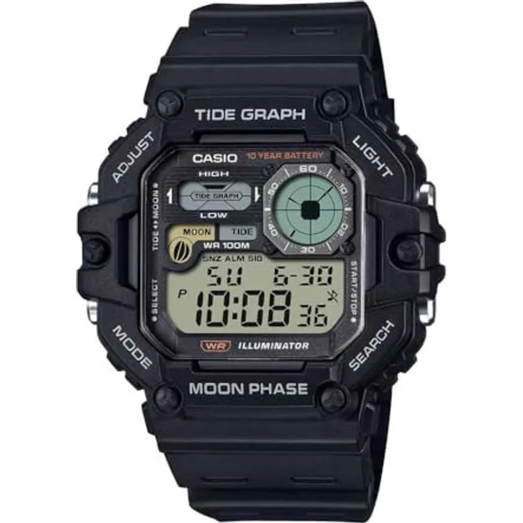 Casio Armbanduhr WS-1700H-1AVEF in Schwarz