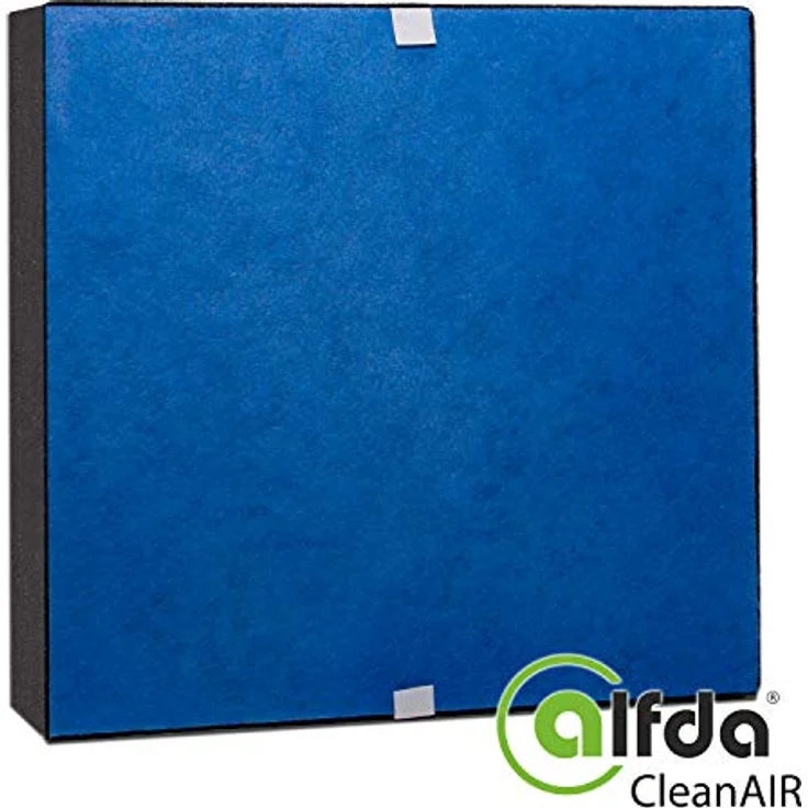alfda alfdaCleanAIR Filter für ALR550 Comfort Luftreiniger/HEPA-HIMOP-Ersatzfilter, filtert Feinstaub, Allergene und gasförmige Schadstoffe, bis zu 2100 Betriebsstunden nutzbar, blau – Bild 2