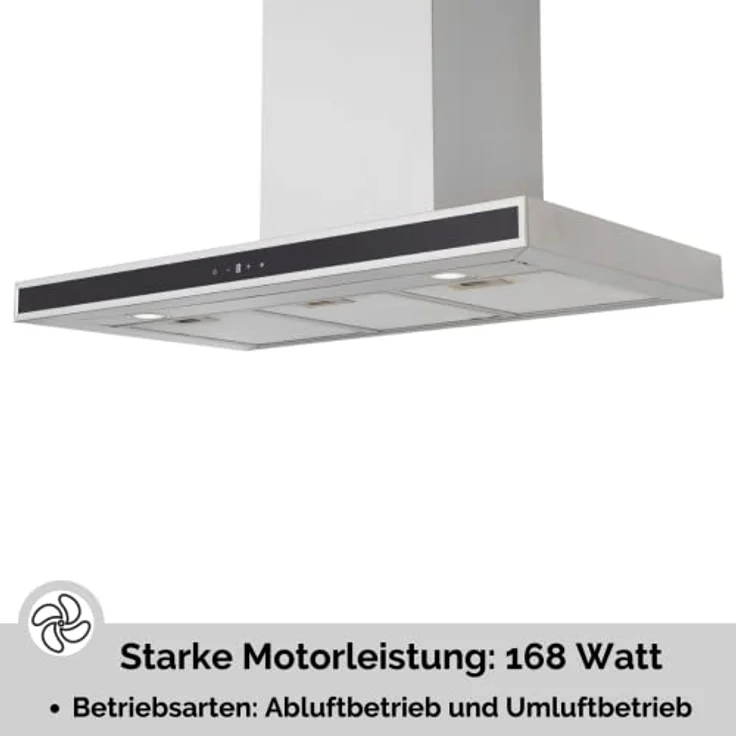 PKM 8090G Z Dunstabzugshaube, B, Abluft und Umluft, Wandmontage – Bild 3