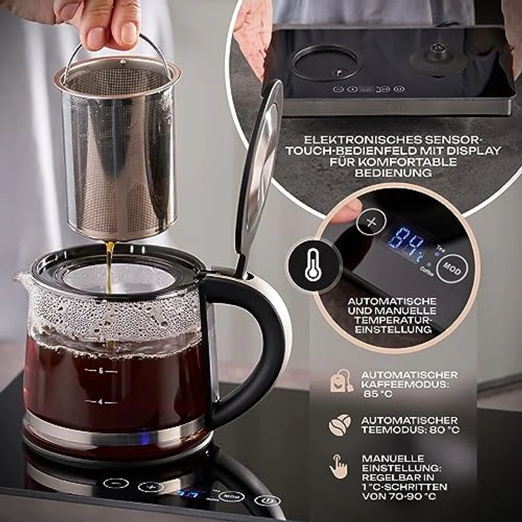 Profi Cook PC-TKS 1056 Wasserkocher Teestation Kaffeestation – Bild 3